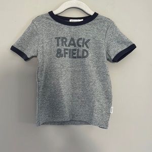 Miles Baby Gray Ringer Tee 3T